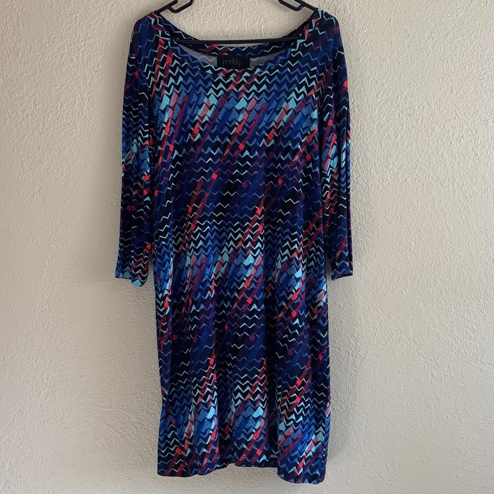 Anthropologie Priddy by Puella Fun Print Dress
